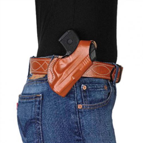 DeSantis 001BAR1Z0 Thumb Break Scabbard Unlined Right Handed Belt Holster Black