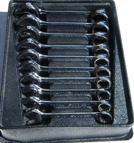 Snap-on #OXI710B 10pc METRIC  Stubby Wrench Set EXC