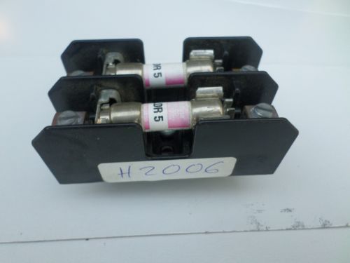 Buss Bussman Fuse Block Holder 2 Pole 600 V 30 Amp BC6032P Stock# H2006