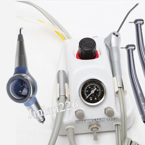 Dental portable turbine unit work with compressor+air polisher+2 high handpiece for sale