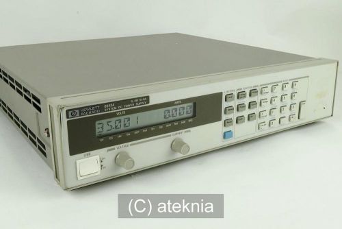 Hp agilent 6643a dc power supply for bench or system control  35v @ 6a w/ manual for sale