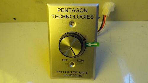 PENTAGON TECHNOLOGIES KBWC-16L FAN FILTER UNIT SOLID STATE