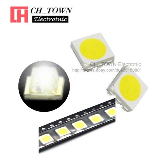 100pcs 5050 (2020) white light plcc-6 smd smt led diodes emitting ultra bright for sale