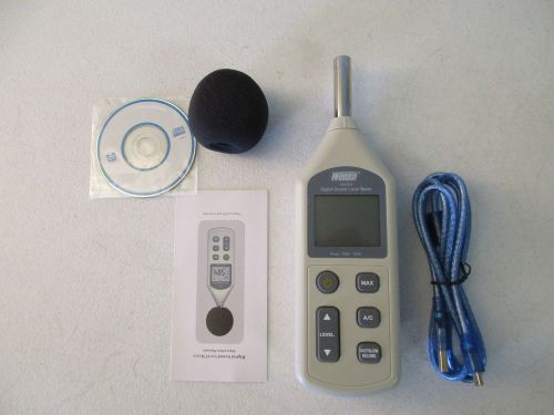 WS1361 Wensn Digital Sound Level Meter Noise Pressure Tester  30dB-130dB \\