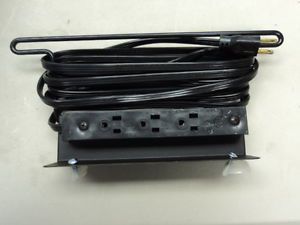 4X NEW WTE 687 AC POWER STRIP TUFFY MEDIA CART 67390