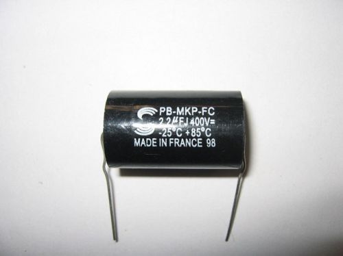 Solen PB-MKP-FC 2.2uF 400V 2.2MFD MKP Non-polar audio capacitor   #G920 xh