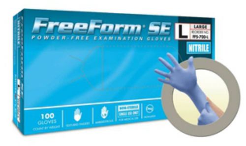 MICROFLEX FREEFORM SE POWDER-FREE NITRILE GLOVES - 10 BOXES OF 100 GLOVES EACH