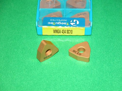 WNGA 434 SC10 INGERSOLL CERAMIC INSERTS for Cast Iron ** 10 PIECE PACK **