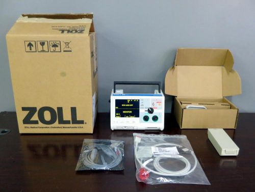 ZOLL M Series REFURBISHED Biphasic 3 Lead ECG Pacing Analyze ALS Hard Paddles