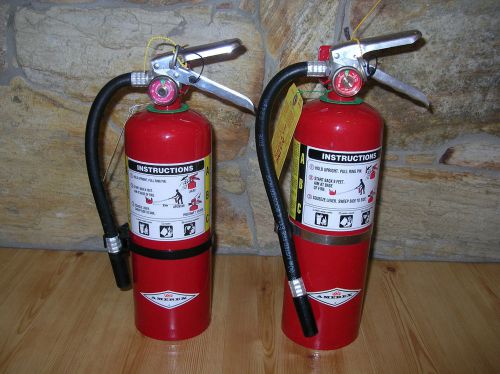 AMEREX 2 DRY CHEMICAL FIRE EXTINGUISERS / A400 &amp; B402 / 3-A:40-B:C USCG