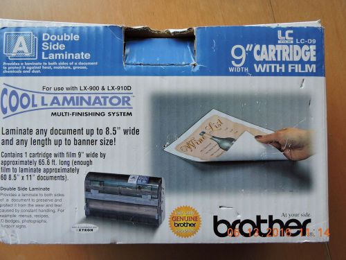 Brother LC-D9  double side laminate 9&#034; cartridge with film for LX-900 LX-910D