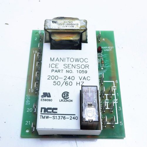 MANITOWOC ICE SENSOR 200/240VAC CIRCUIT BOARD ASSEMBLY, #1059