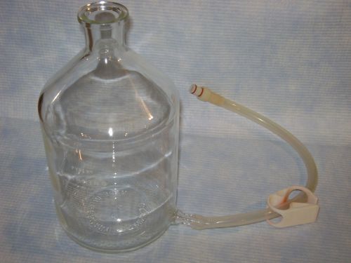 Corning Pyrex 2 Liter Aspirator Vacuum Flask with Bottom Sidearm 1220-2L