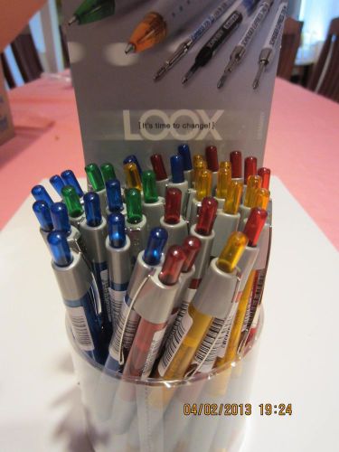 LOT OF 40 SCHNEIDER LOOX BALLPOINT PENS-GERMAN MADE-DEAL