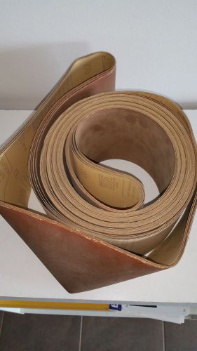 3M 6&#034; X 164&#034; 100 grit sanding belt (Lot of five belts)