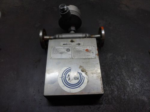 MICRO MOTION MASS FLOW SENSOR, MODEL:D S040S113, SN:126742, TUBE: 1250 PSIG,USED