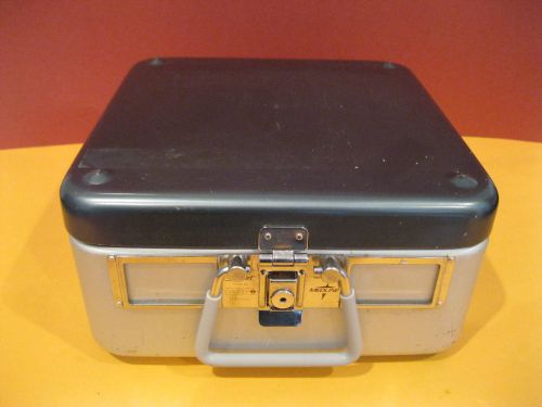 Wagner Steriset Double Lid Small Sterilization Case 10-1/2&#034; x 10-1/2&#034; x 5-1/4&#034;