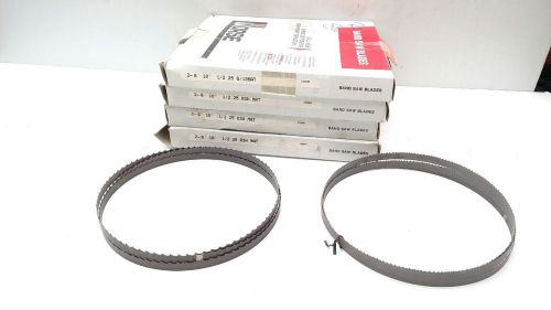 Lot of five morse band saw blade   6&#039; 10&#034;,  1/2 inch wide, 221585 , and 170667 for sale