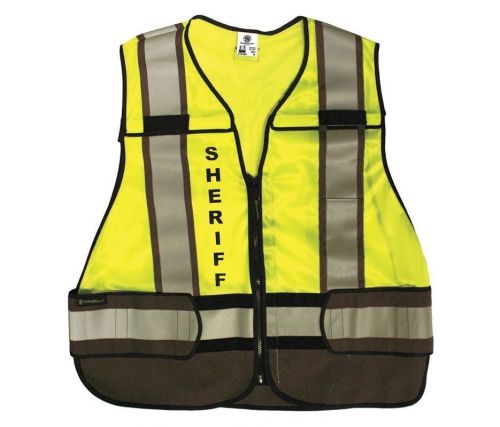 Smith &amp; wesson sheriff reflective mesh safety work vest svsw034-2x/4x for sale
