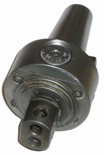 UNIVERSAL ENGINEERING 3-HOLE ADJUSTABLE BORING HEAD KWIK SWITCH 200