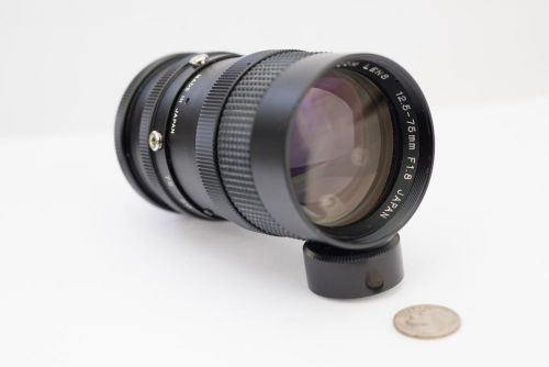 Toyo optics 12.5-75mm tv zoom lens f1.8 for sale