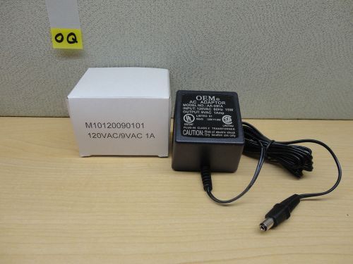 NEW OEM AC Adaptor AA-091A 120VAC  60Hz 15W 1Amp YOQ