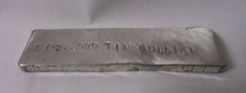 2016 Ten Quarter Pound (2.5 Lbs.) .999 Tin Bullion Ingots FREE SHIP 1-5-10-16