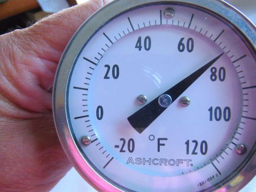 ASHCROFT -20-120 FARENHEIT TEMPERATURE GAUGE -20/120F C