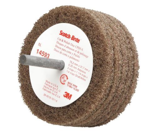 3M 14593 Disc, Abrasive, 3 In Dia. case of 10 discs