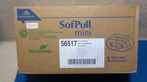 Georgia-pacific sofpull 56517 mini splash blue twin high-cap. tp dispenser nib for sale