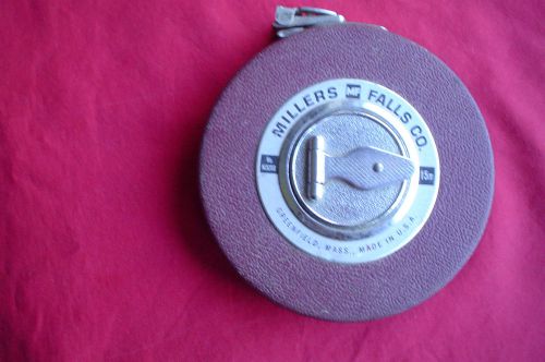 PRE-OWNED MILLER FALLS METRIC No.3050 15 METER MEASURING TAPE