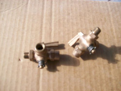 nice  Hit Miss  vintage 1/8  two way Valves