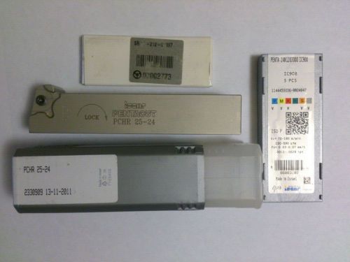 Holder ISCAR PENTACUT PCHR 25-24 new+ inserts ISCAR PENTA 24N120J000 5PCS IC908