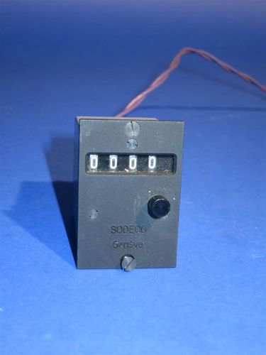 Sodeco TCeBZ4E  4 Digit No. 623 110V Impulse Counter