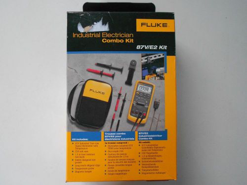 Brand new (never used) fluke 87v/e2 industrial electrician combo kit for sale