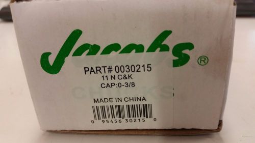 JACOBS Ball Bearing 11N Drill Chuck W/Key 0-3/8&#034; - #2JT NEW IN BOX