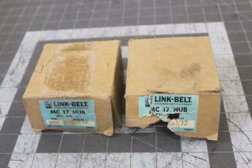 Lot of 2 Link-Belt MC17 Hub Bore  .8750  KeySeat  3/16&#034; x 3/32&#034;