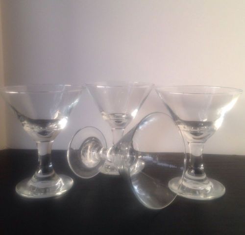 4 Replacement Individual Libbey 3701 Embassy 3 Oz Mini Martini Glass Set Dessert