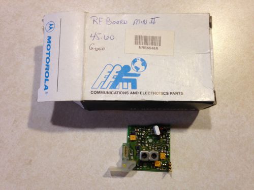 Motorola Minitor 2    RF BOARD 45.60 MHZ NRB6545A          ( BOX #1  )