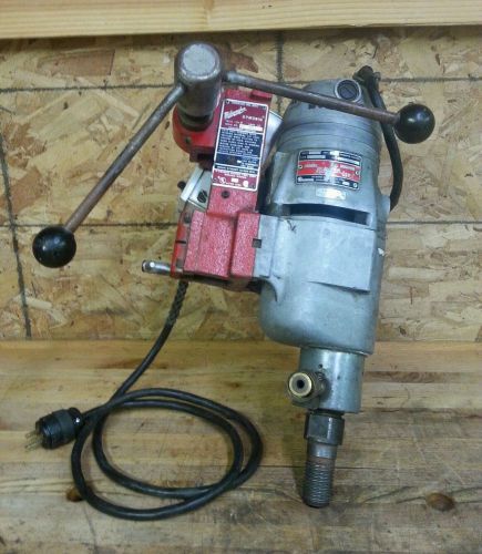 Milwaukee Core Drill 4034 on Milwaukee Dymorig Bracket 4104, 120V, 20A