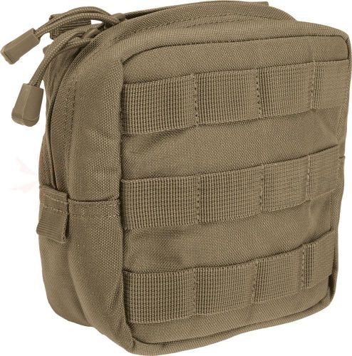 New 5.11 Tactical 6.6 Padded MOLLE/SlickStick Compatible Pouch Sandstone 58714