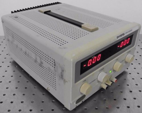 G133238 Gw Instek GPR-3060D Laboratory DC Power Supply 30Vdc/6A