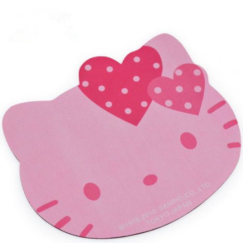 Hello Kitty Big Head Pink Laptop PC Mouse Soft Mat Pad KK691