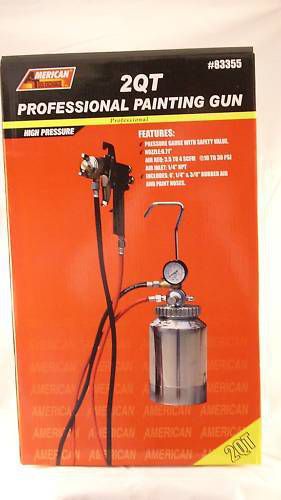 Paint spray gun 2 quart 83355 for sale