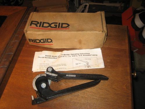 Ridgid 456 tribender 44852 1/4&#034;-5/16&#034;-3/8&#034; for sale