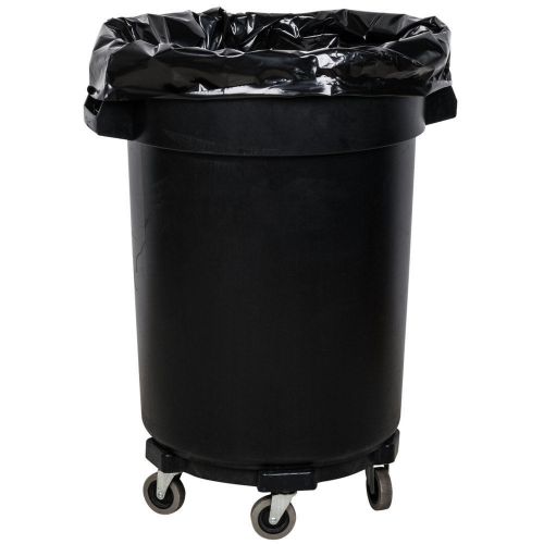 60 gallon drum liner 1.7 mil black 22x16x58  100 count per case for sale