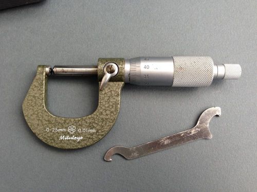 micrometer Mitutoyo 0-25mm 0,01mm code 115=215 Japan