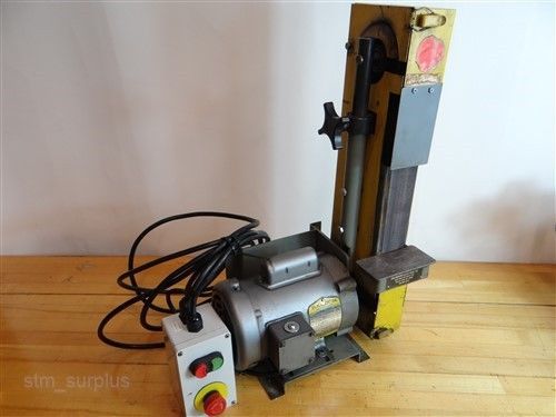 KALAMAZOO USA! BENCH TOP BELT SANDER GRINDER 2&#034; WIDE BELT 115/230 VOLT 1 PHASE