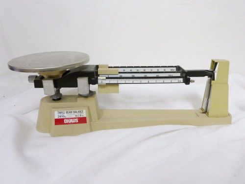 OHAUS Series 700  Series 2610g 5lb 2oz Triple Beam Balance Scale