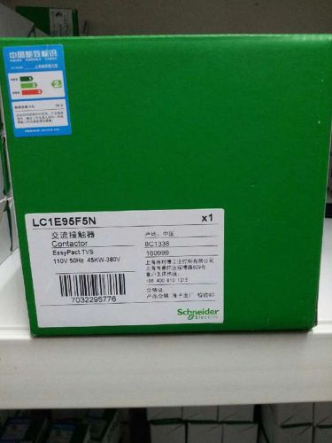 New Schneider LC1E95F5N LC1-E95F5N AC110V Contactor